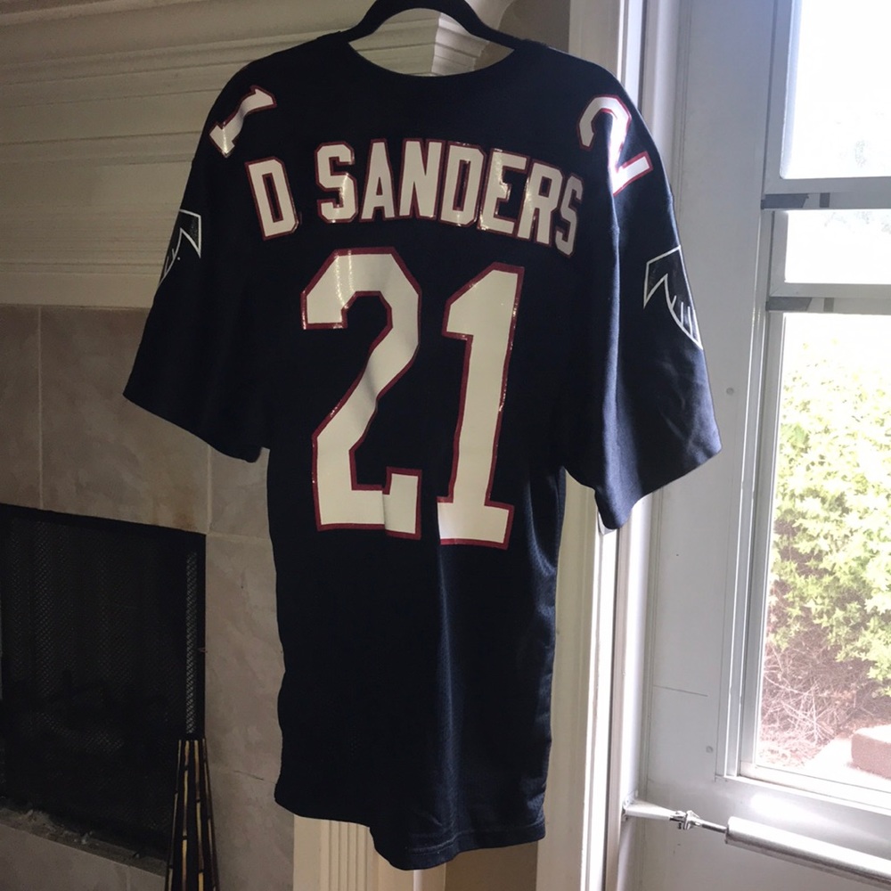 VINTAGE NFL~Deion Sanders Atlanta falcon jersey.